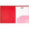 JAM Paper Heavy Duty Plastic 6-Pocket Folder, 2ct.